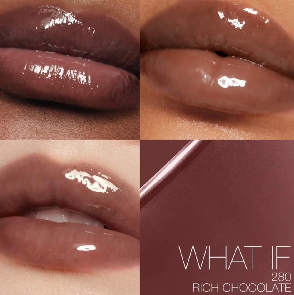 NARS Afterglow Lip Shine: What If (Rich Chocolate 280), 5.5ml, NIB - Picture 2 of 7